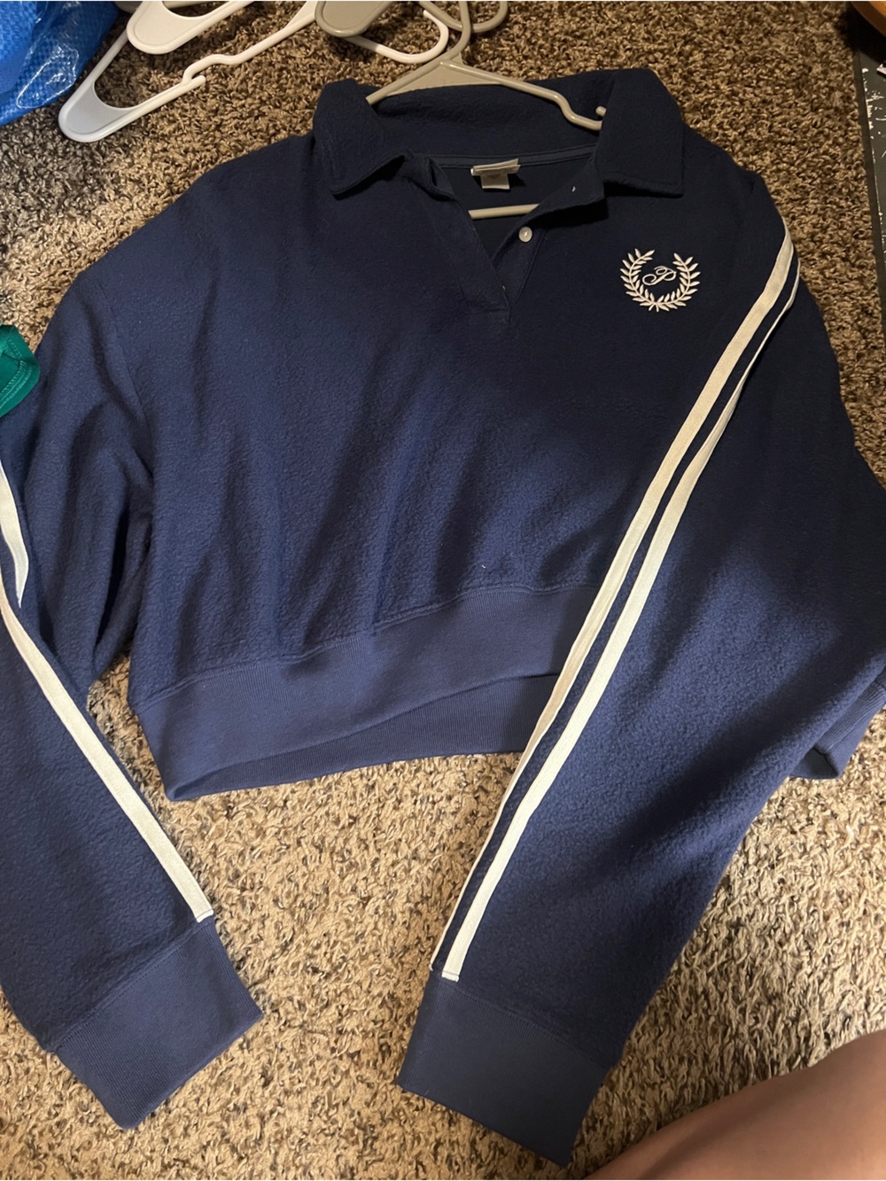 VS PINK Navy Track Set - Picture 1 of 2